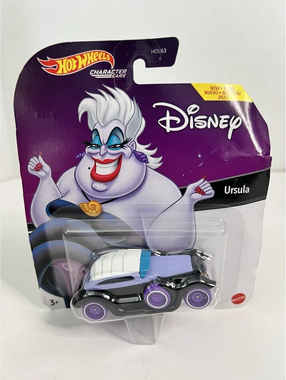 Hot Wheels Disney Ursula 1:64 Diecast car from Little Mermaid